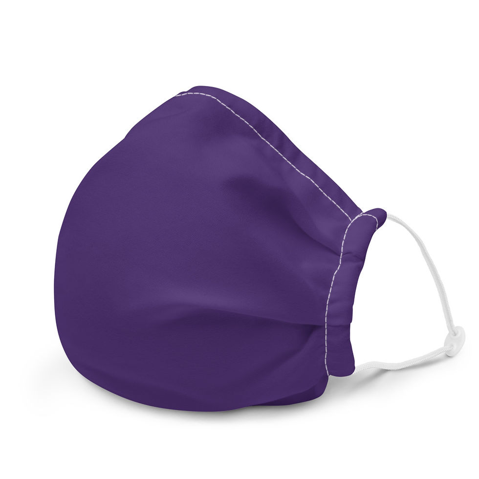 Thumbnail: Premium face mask - Purple Basic