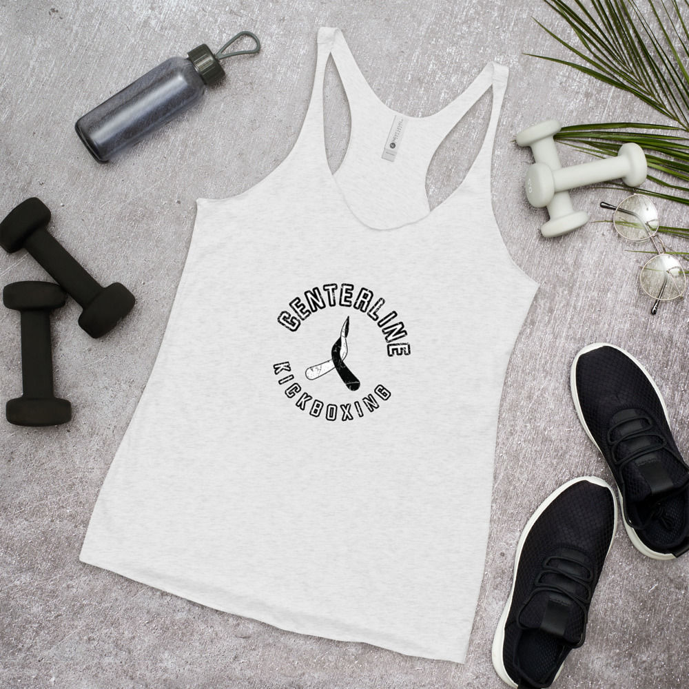 Women's Racerback Tank - Kickboxing