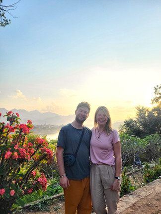 Sonnenuntergang in Luang Prabang