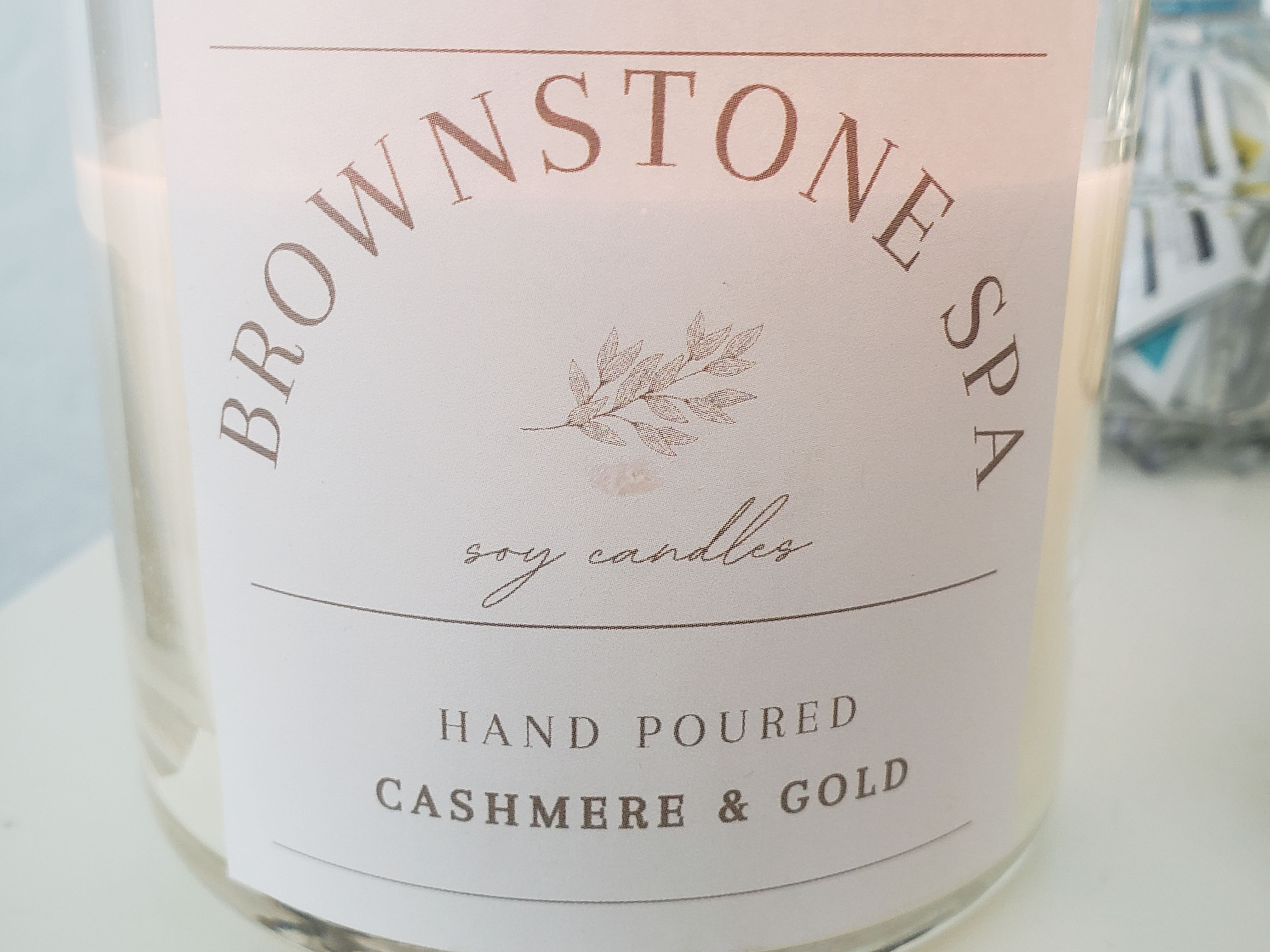 Cashmere & Gold Candle