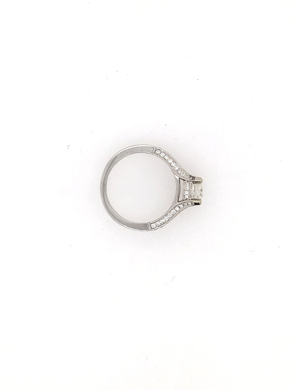 Thumbnail: Round 14kw Engagement Ring