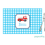 Thumbnail: Placemat Laminated--Gingham Firetruck