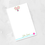 Thumbnail: Personalized Pickleball Notepad with Floral Paddles, Pickleball Club Gift