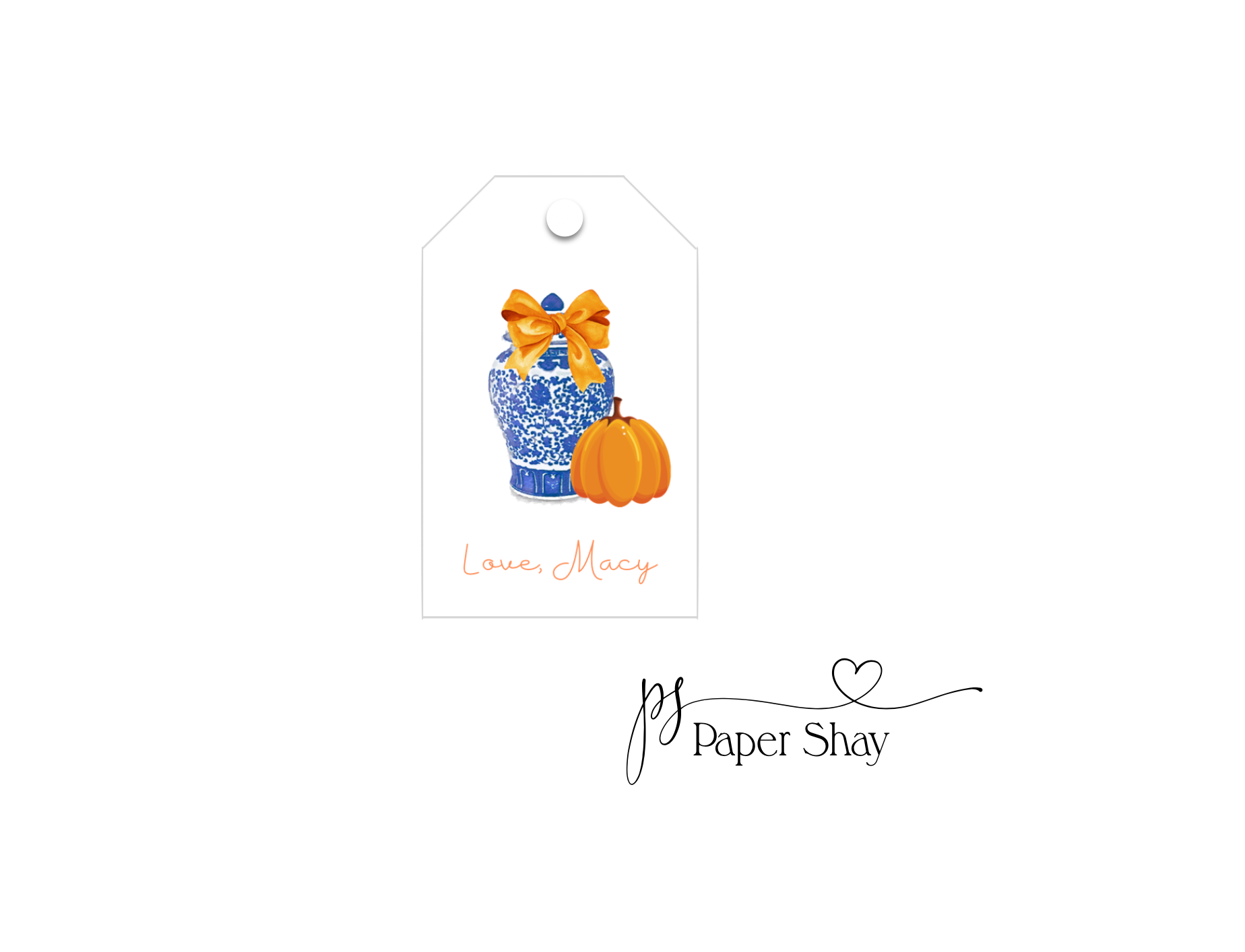 Hang Tags--Pumpkin Fall