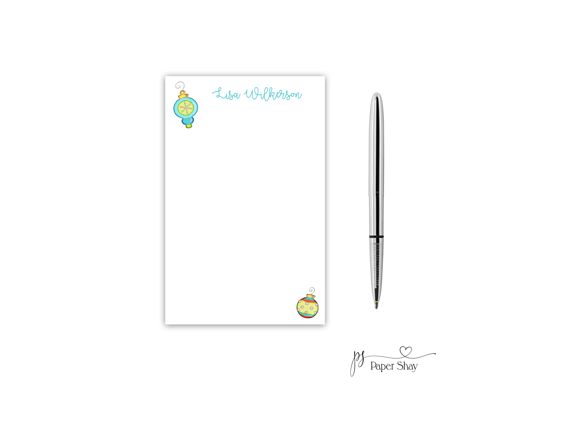 Personalized Notepad, To do list, Ornament