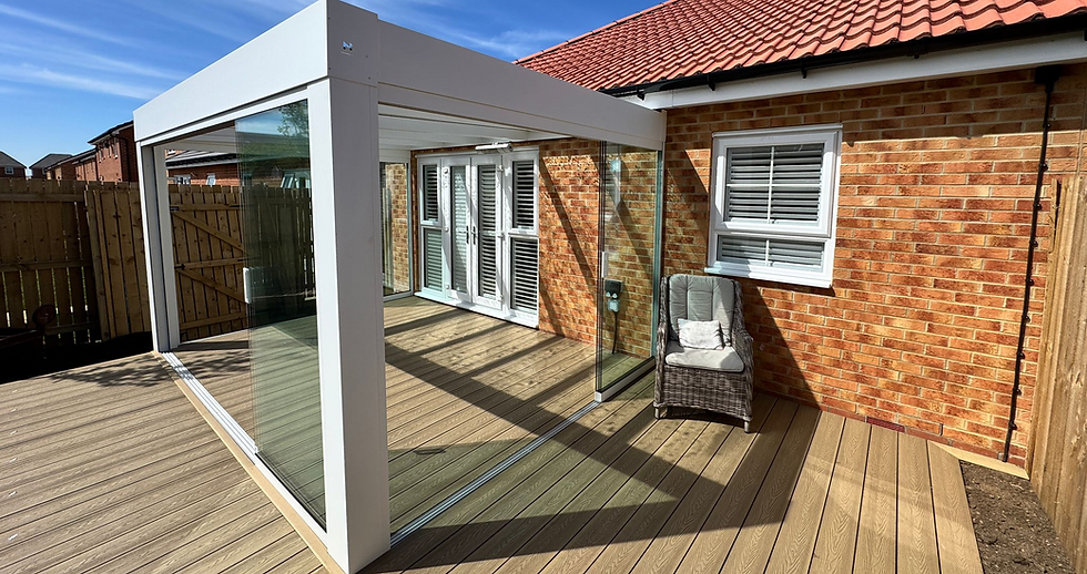 Cube Glass Veranda in Bridlington