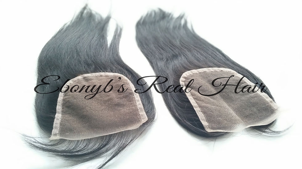 Thumbnail: Straight Virgin Brazilian Lace Top Closure