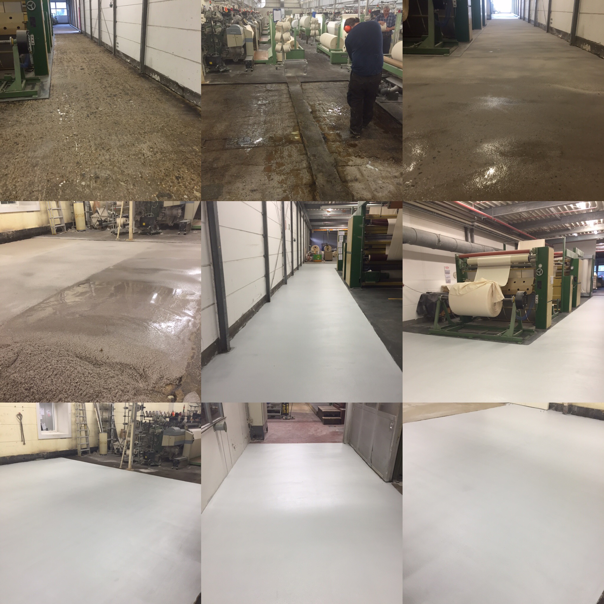 Plastifloor in textile industry