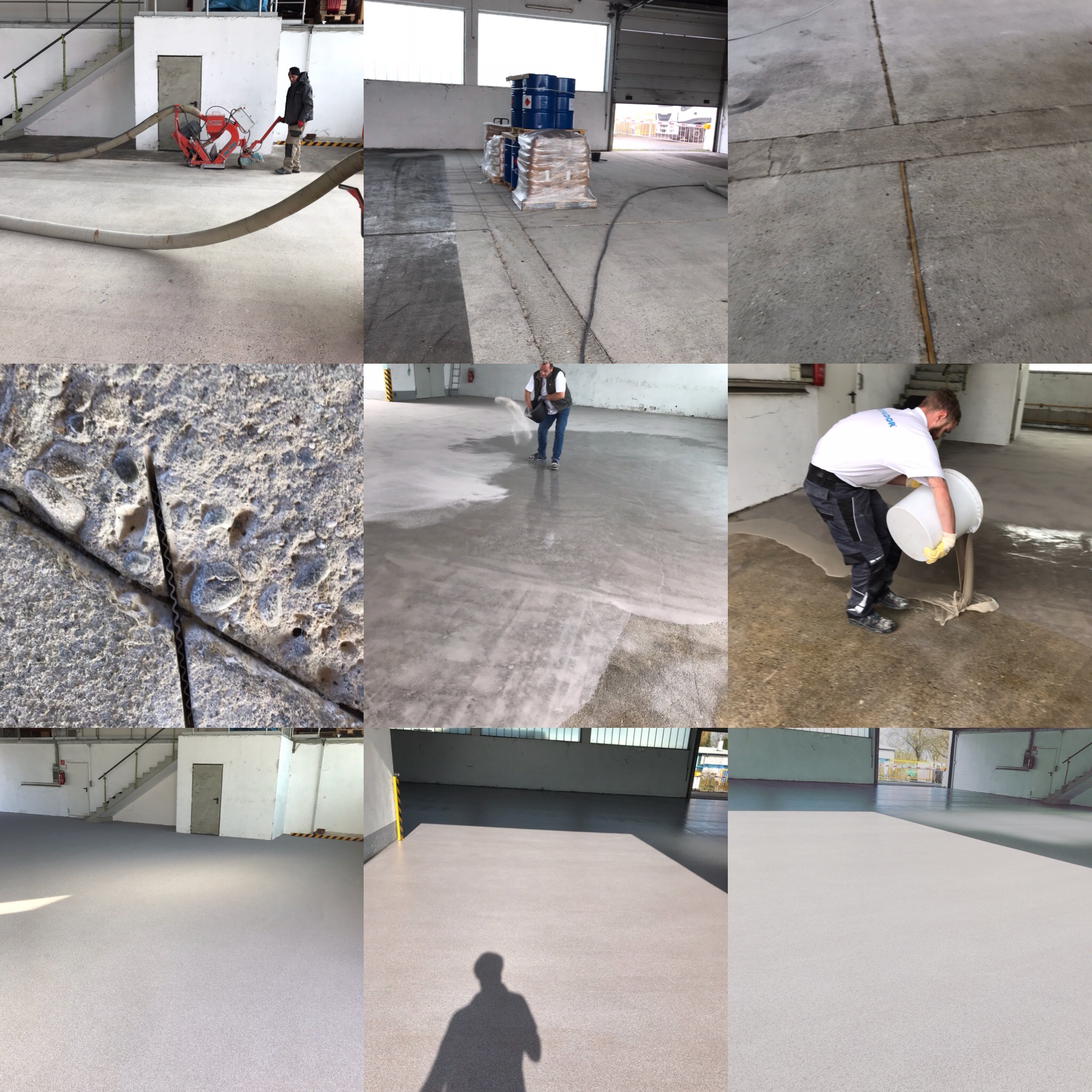 Plastifloor for warehouses