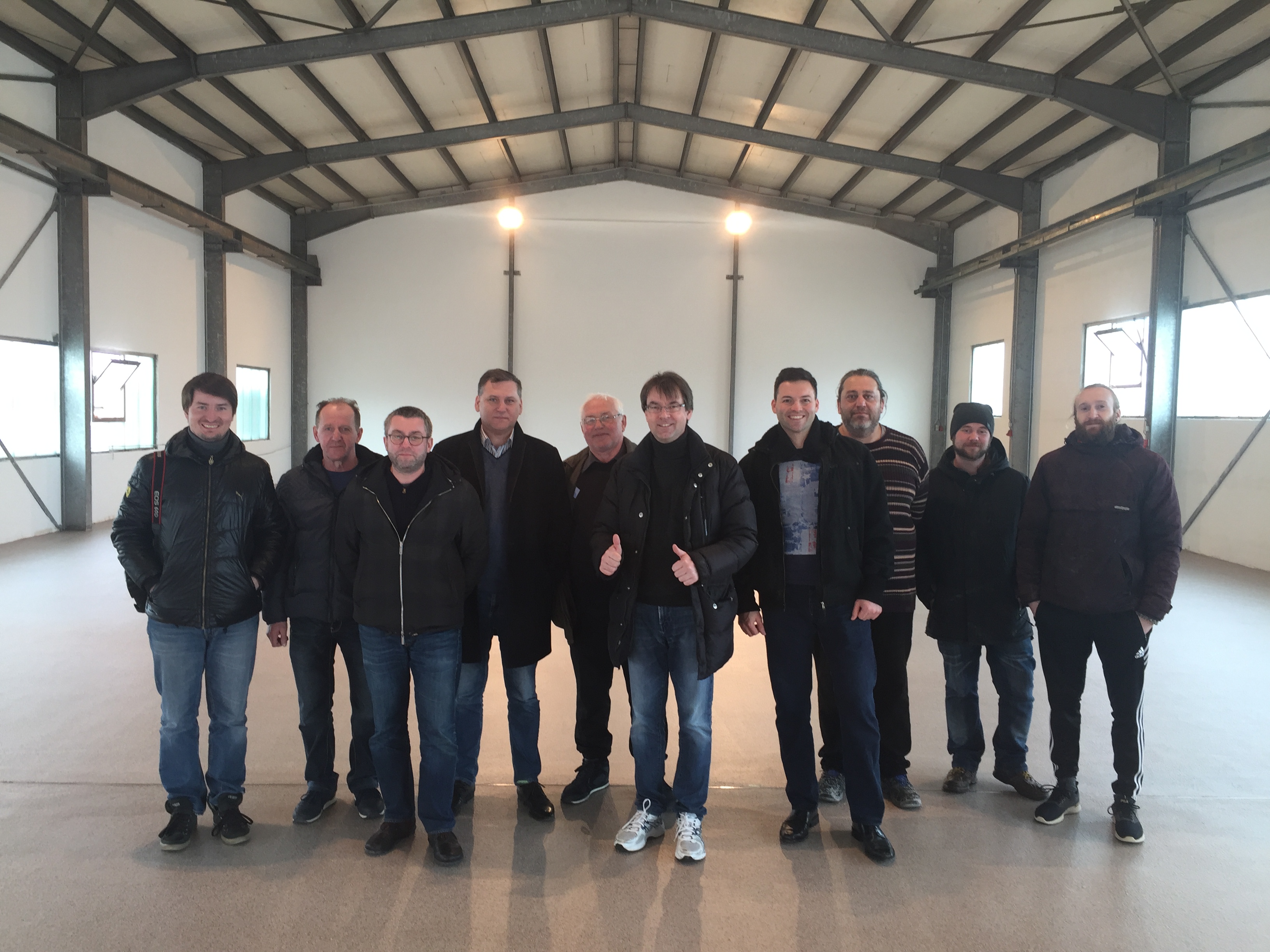 Plastifloor installation team