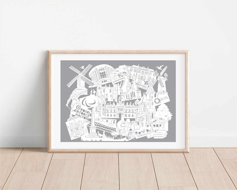 Thumbnail: Aylesbury Montage Print
