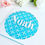 Thumbnail: Personalised Geometric Circle Name Papercut Card