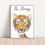 Thumbnail: Tiger 'Be Strong' Print
