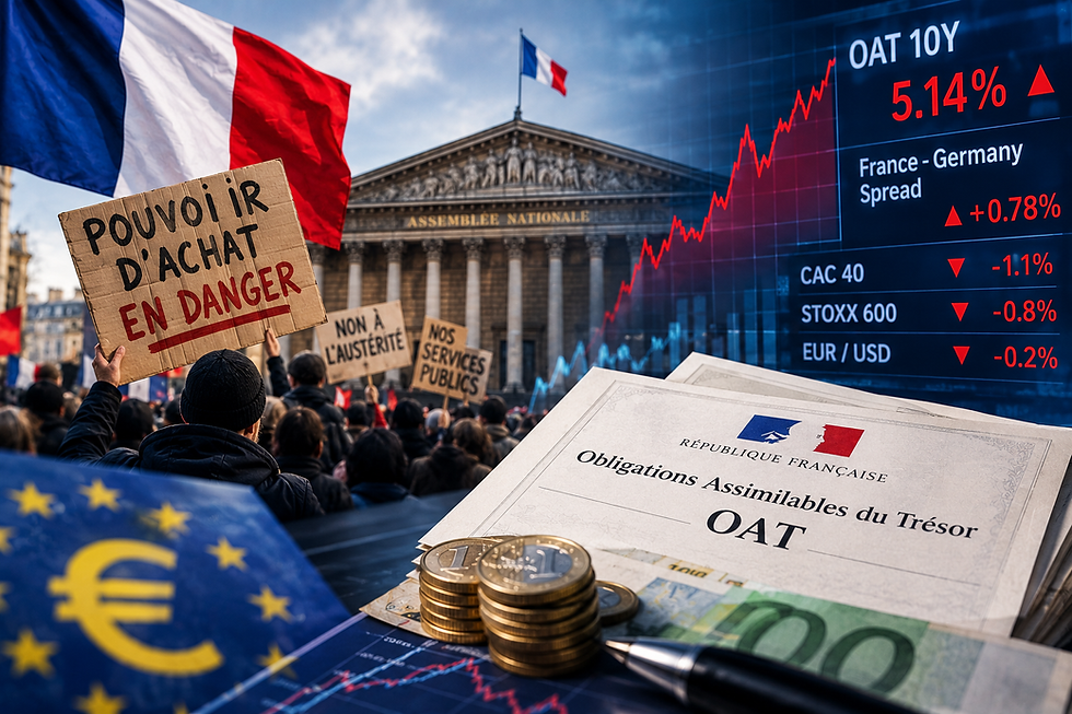 France’s Debt Crisis Pits Voters Against Investors as Bond Yields Surge