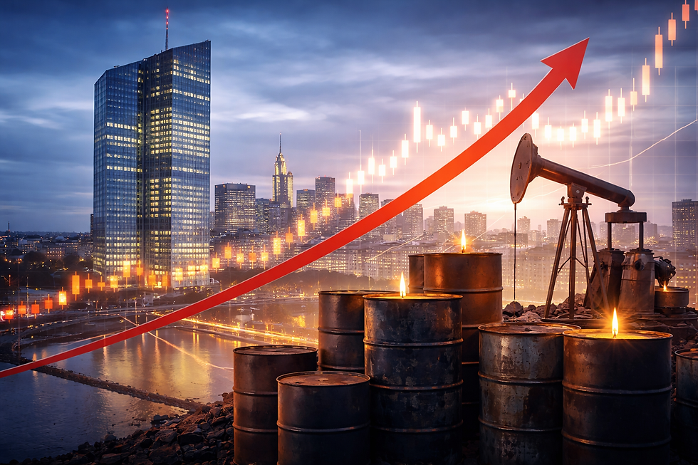 ECB oil price shock response shapes eurozone monetary outlook