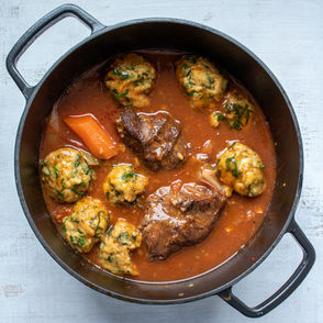 Recipe - Beef cheeks & dumplings