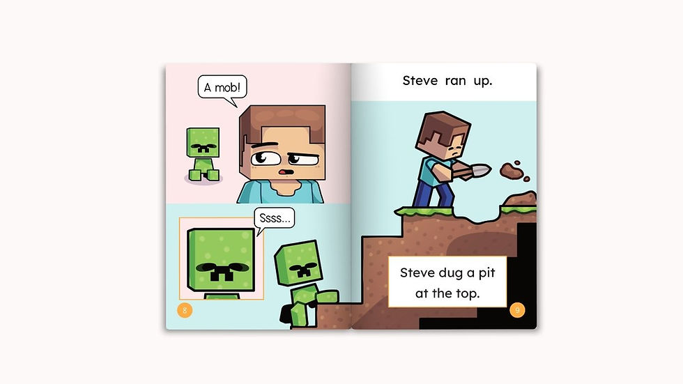 Thumbnail: Let's Read With Alex and Steve! Level 1 - Short Vowels & CVC Words