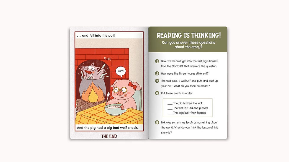 Thumbnail: The Three Little Pigs - Folktale Phonics