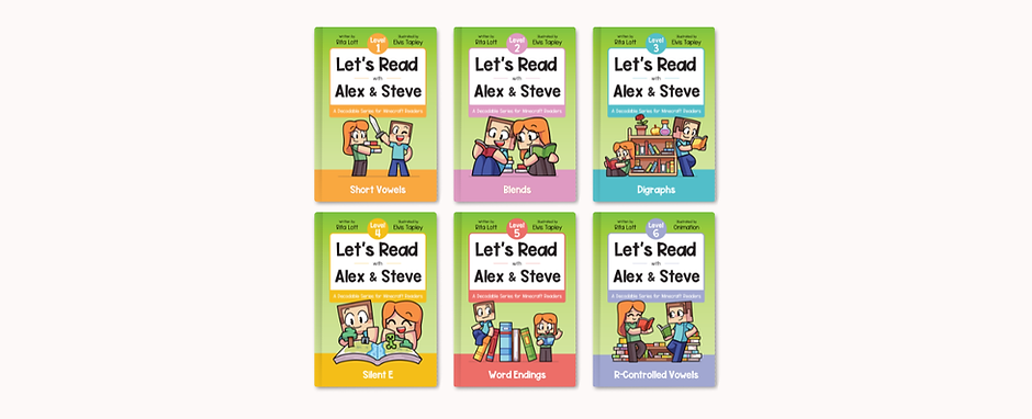 Let's Read With Alex and Steve! Decodable Bundle
