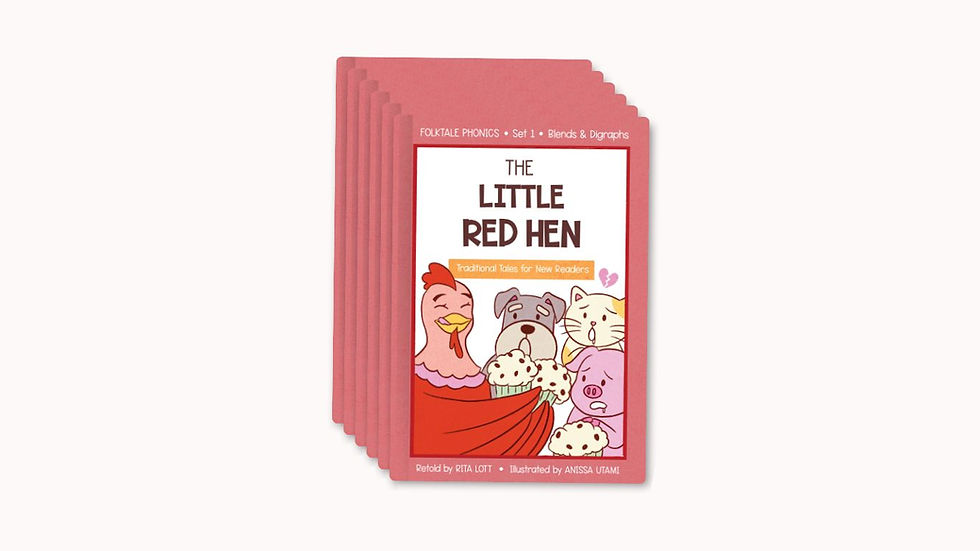 Thumbnail: The Little Red Hen - Folktale Phonics