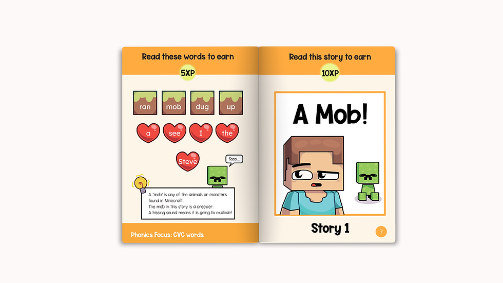 Thumbnail: Let's Read With Alex and Steve! Level 1 - Short Vowels & CVC Words