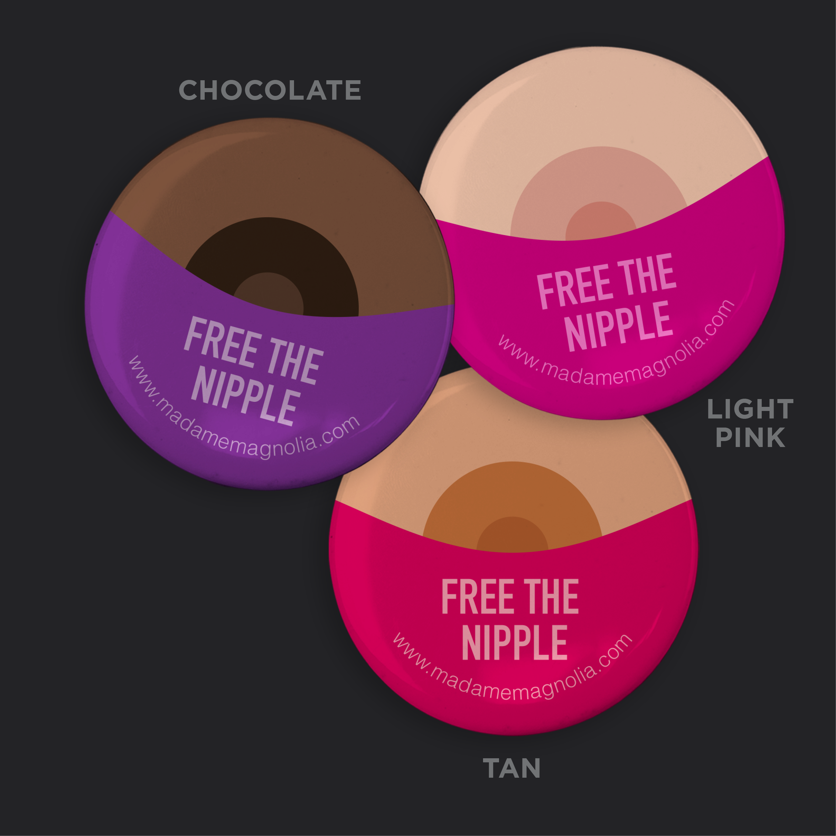Free The Nipple Button Collection Part 3