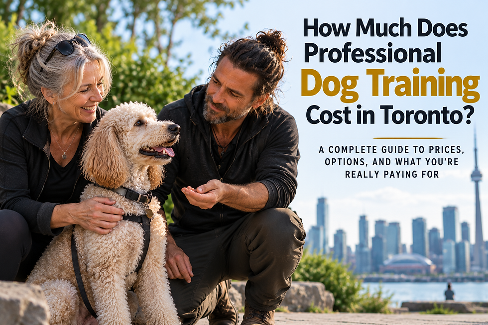 How Much Does Professional Dog Training Cost in Toronto?