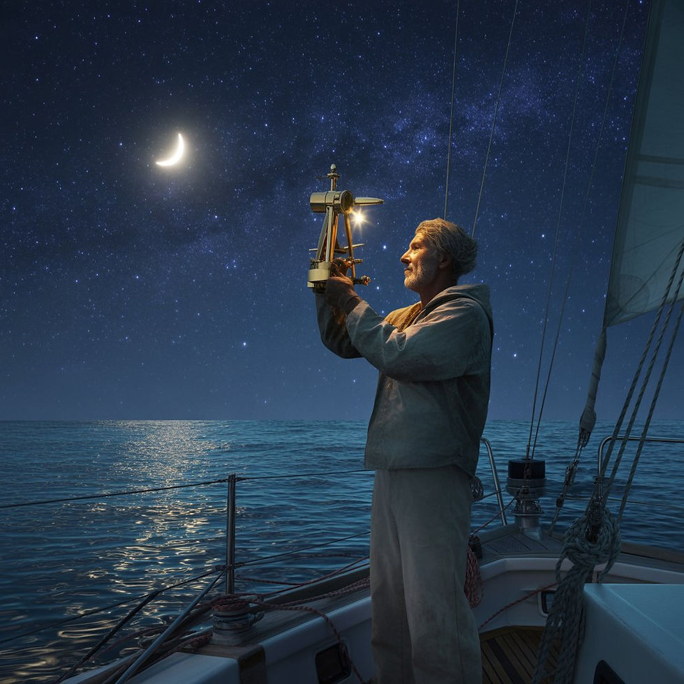 למדו ניווט אסטרונומי