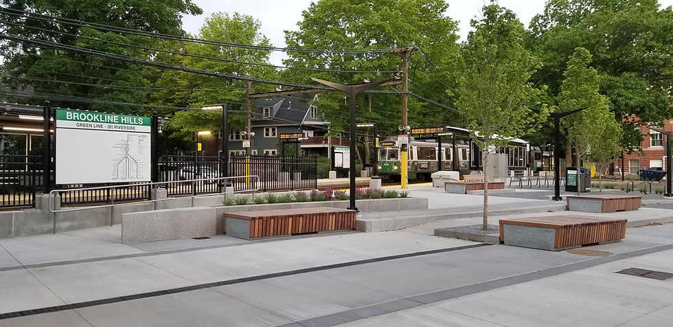 Brookline High School-MBTA Station