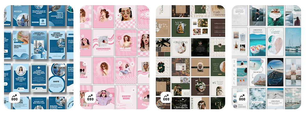 Pinterest vertical feed