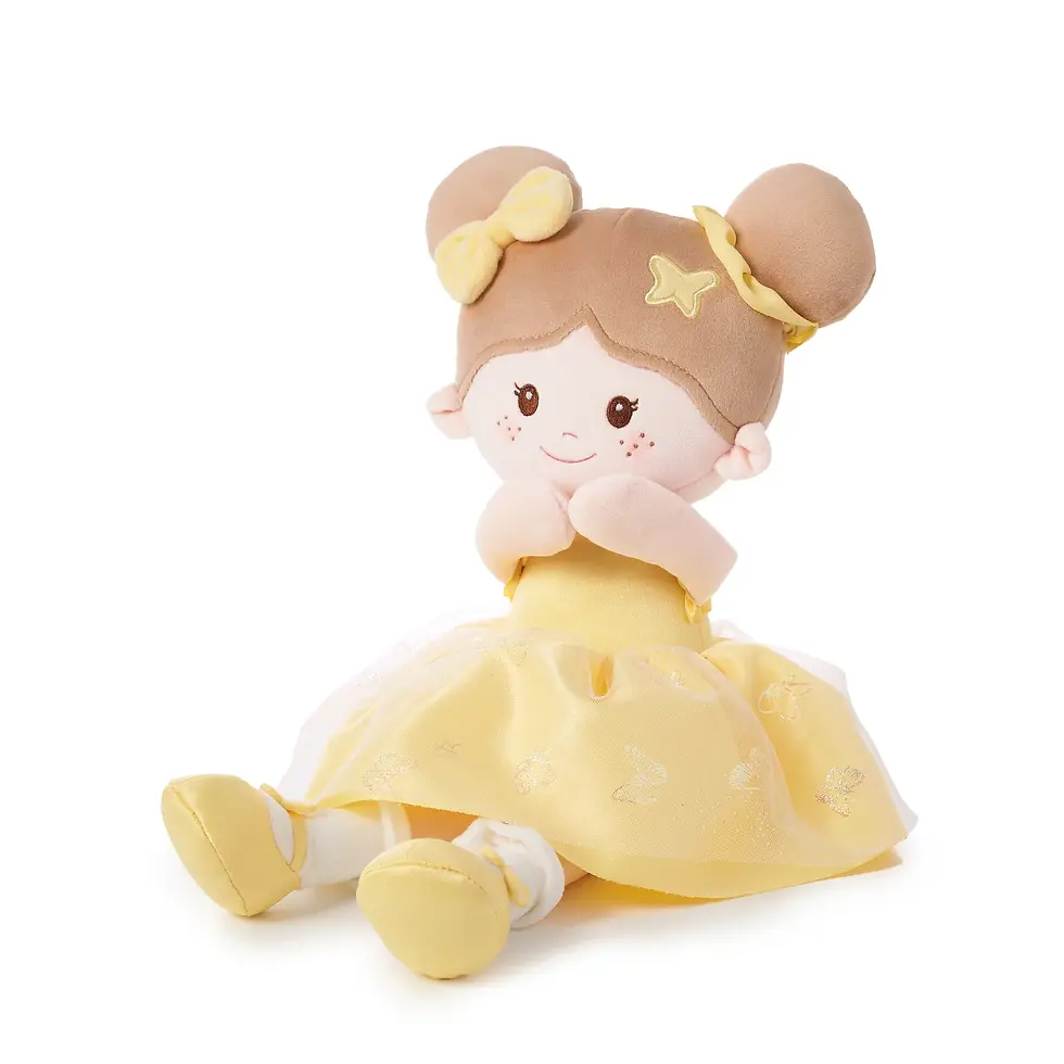 Thumbnail: Butterfly Girl Yellow Personalsied Doll