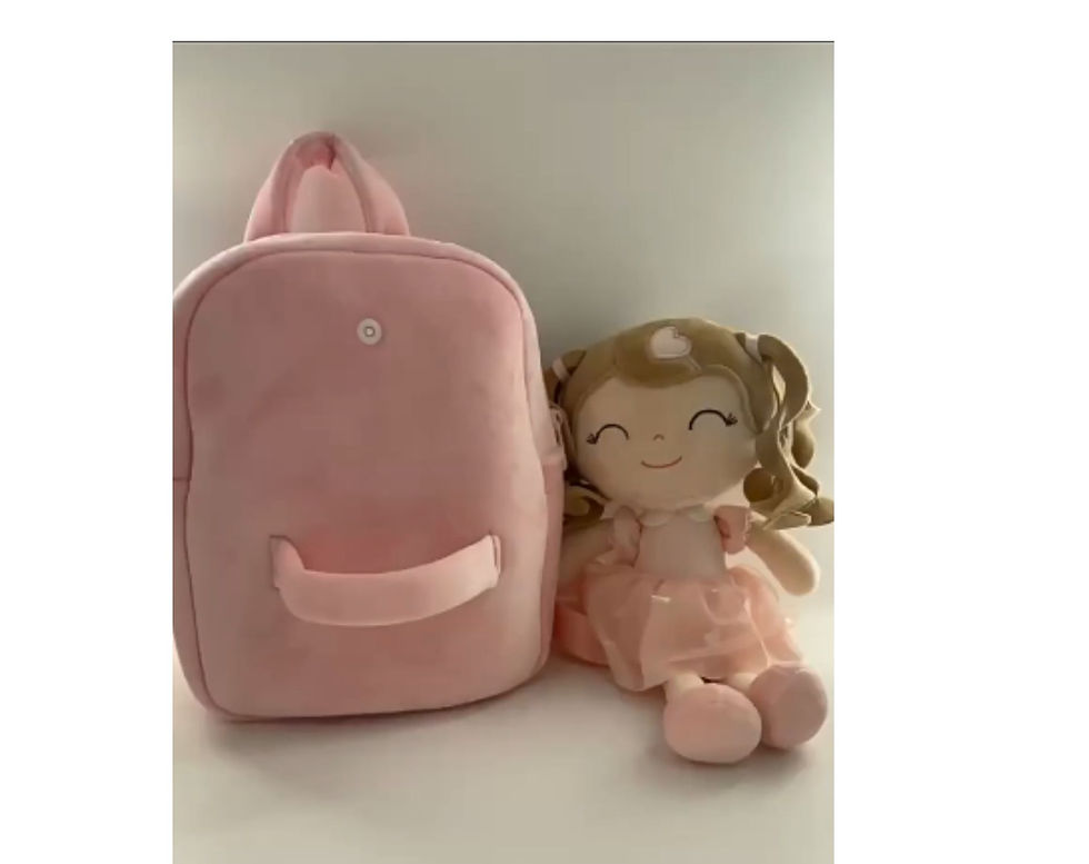 Thumbnail: Special Bundle Personalised Sweetheart Doll Backpacks