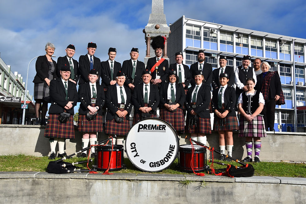 Gisborne Highland Pipe Band Concert