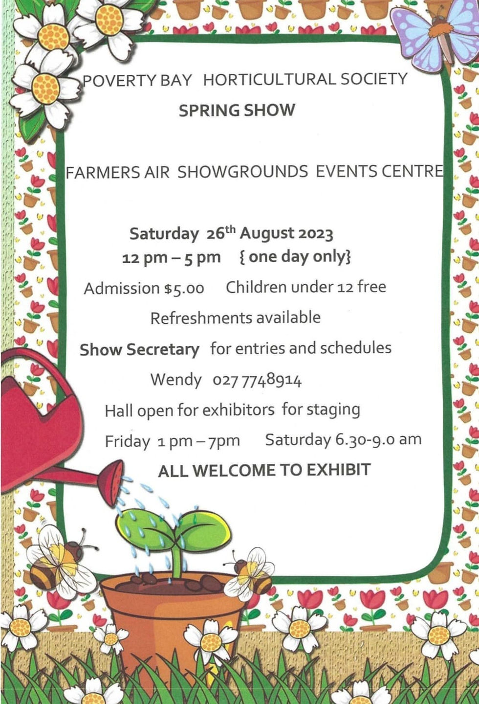Poverty Bay Horticultural Spring Show