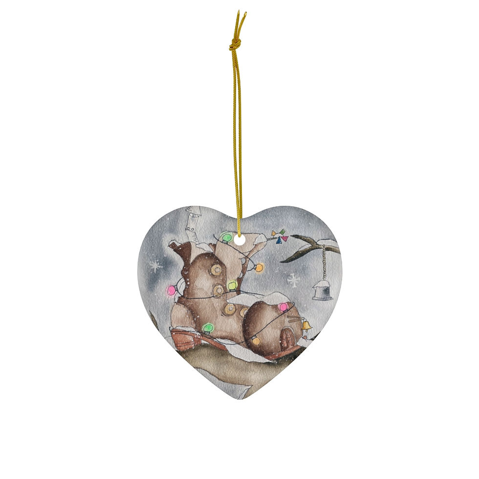 Thumbnail: Trevor the mouse Ceramic Ornament 