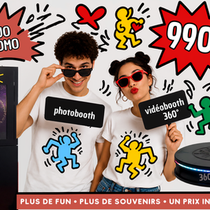 Pack 7Afféli : La meilleure offre Photobooth + VidéoBooth 360 en Tunisie à seulement 990 DT