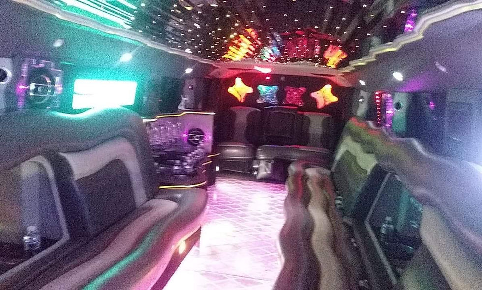 Inside Of The Hummer Limo