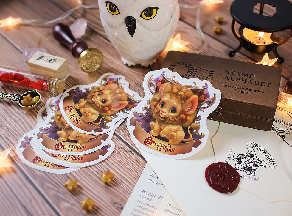 Миниатюра: Hogwarts houses vinyl stickers