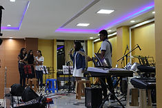 Students performing at the Music Concert at WeGotGuru