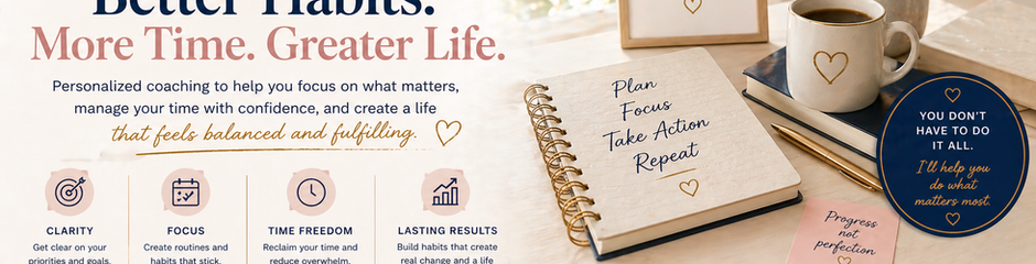 Mom's Study Habits better habits lead to better lives. Learn how to manage your time through online time management course and productivity coaching for women.