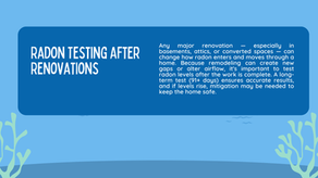 Radon Testing After Renovations: Ensuring Safety After Remodels, Attic/Basement Conversions, and Foundation Changes