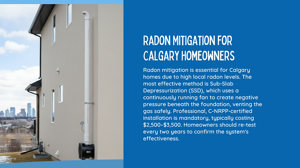 Radon Mitigation System Installation