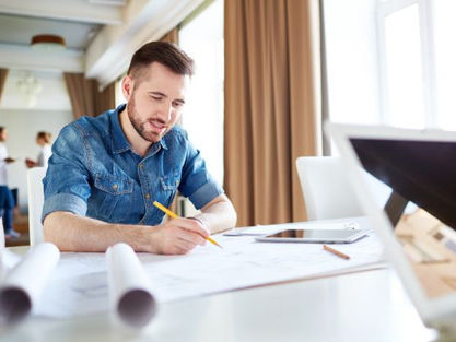 Design phase of a whole house remodel in Denver, with DAR LLC's team reviewing floor plans to create a personalized renovation strategy. Open-concept kitchen and living room remodeled by DAR LLC, showcasing modern design and high-end finishes in a full home renovation project. Before and after images of a whole house remodel in the Denver metro area by DAR LLC, featuring a complete transformation from outdated to modern.