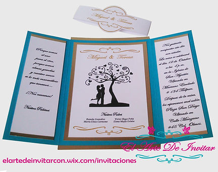 invitacion para Boda Vintage