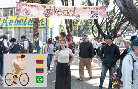 Partió delegación colombiana al encuentró mundial de la bici en Brasilia septiembre 2024 