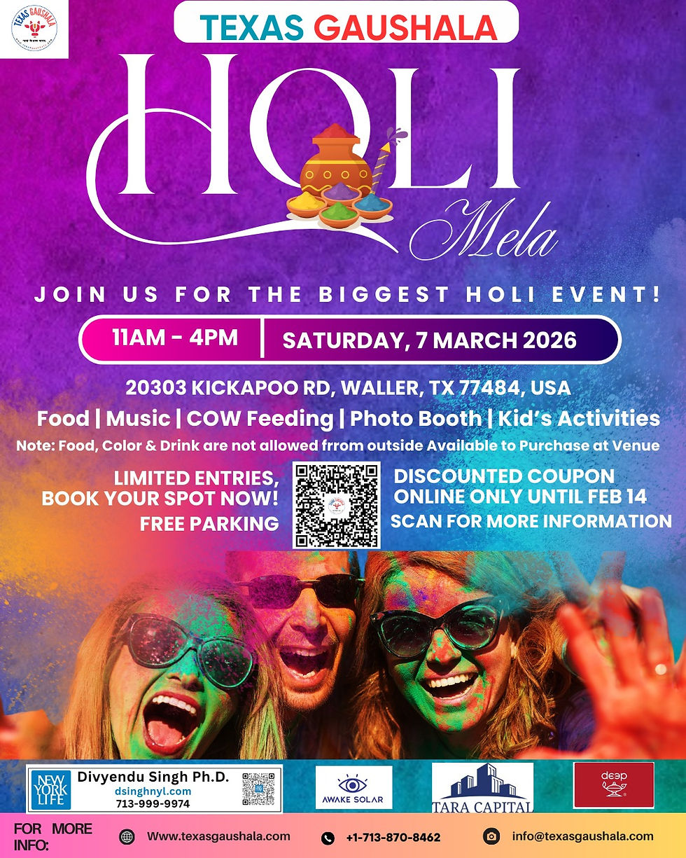 Houston Holi Mela 2026