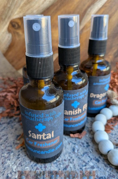 Thumbnail: Car Freshener Sprays-2 Pack, Infused with Aromatherapy Oils.