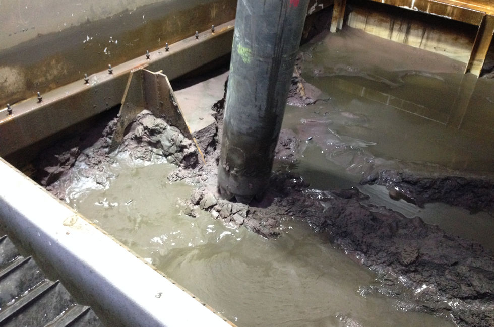 Betonschlammabsaugung