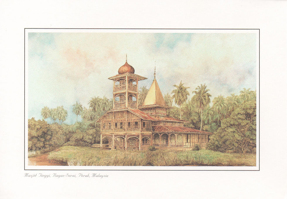Thumbnail: Postcards: Mosque of West Malaysia