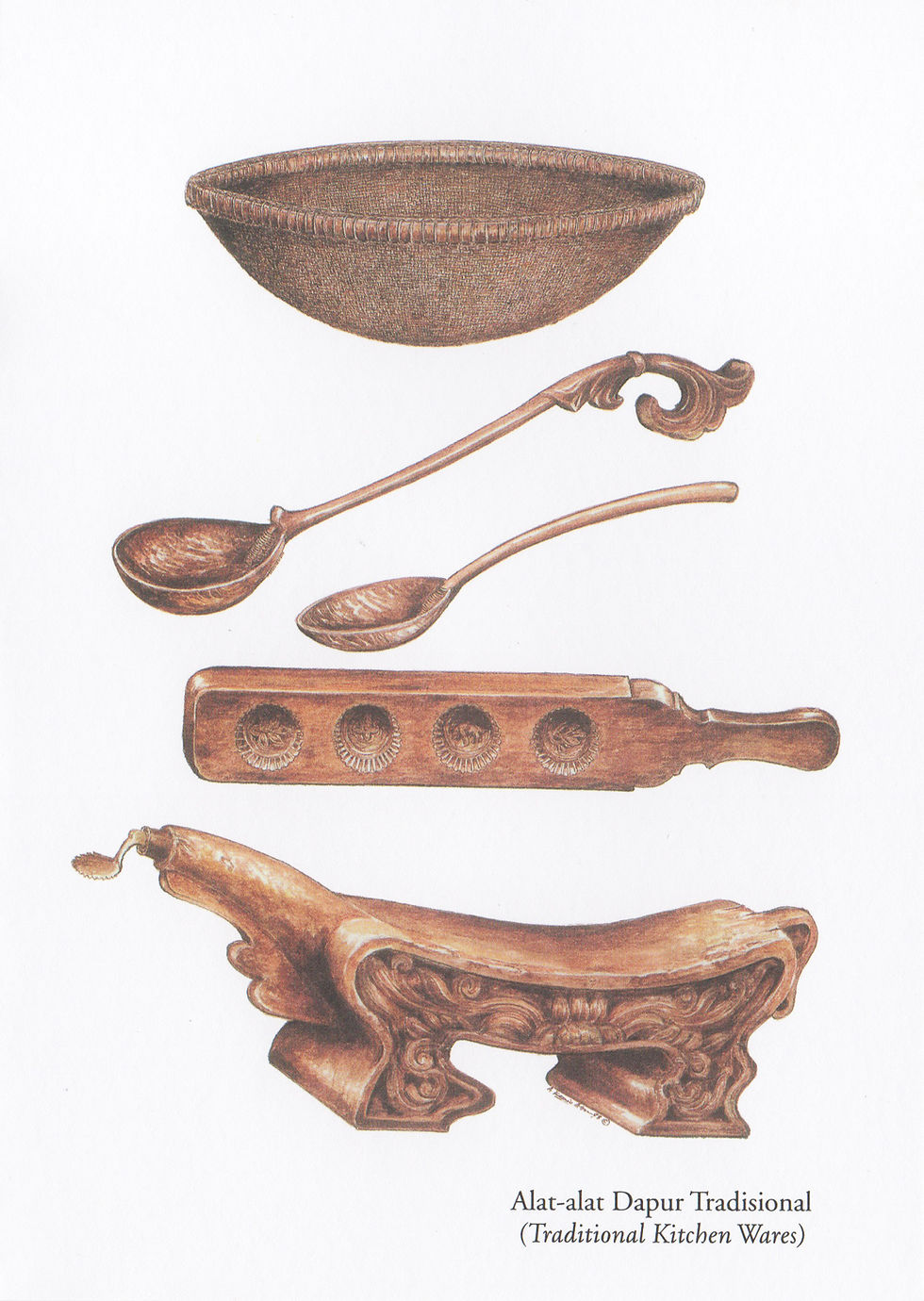 Thumbnail: Postcards: Malay Cultural Artifacts